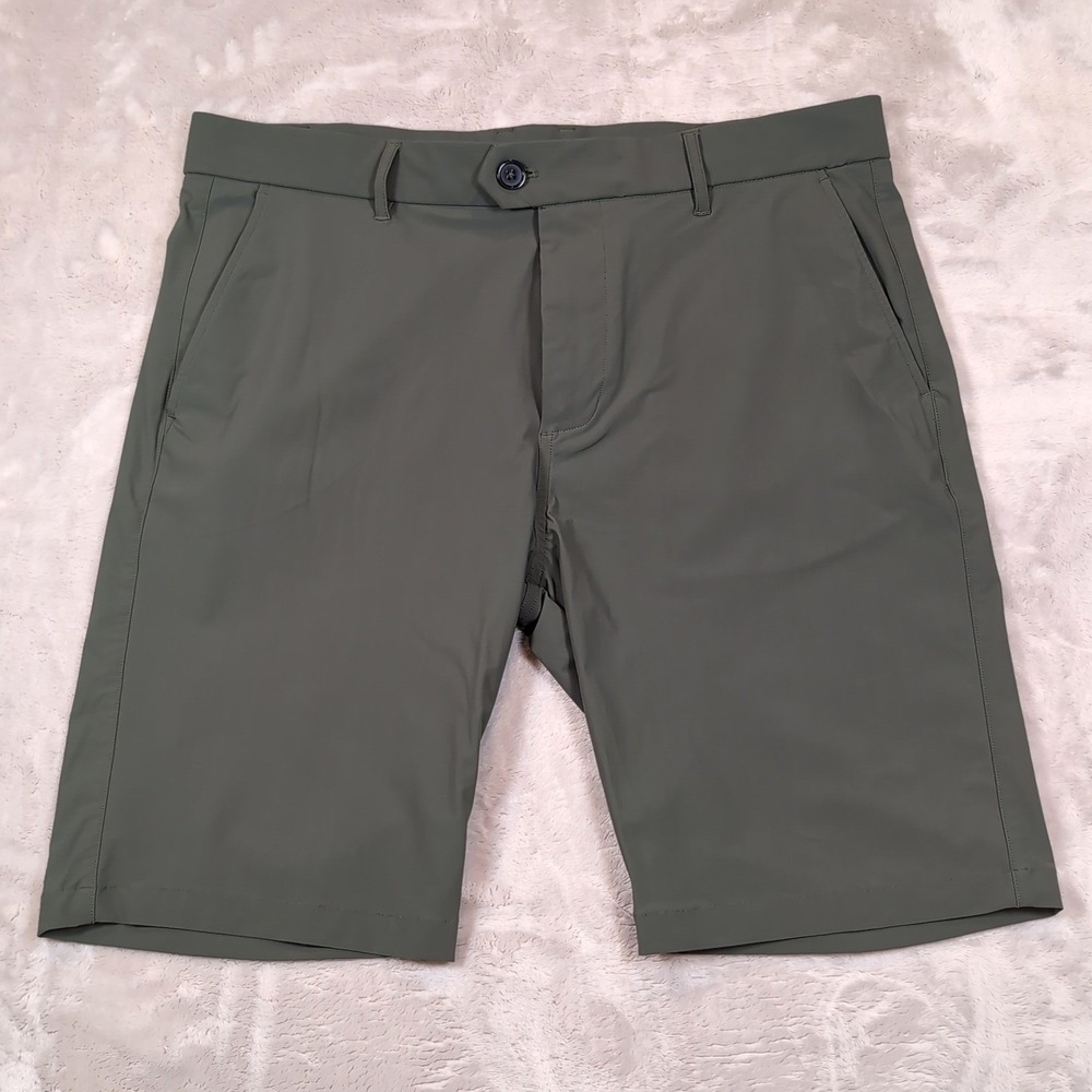 Greyson Montauk Golf Shorts Mens 36 Green Performance Stretch Athletic Outdoor